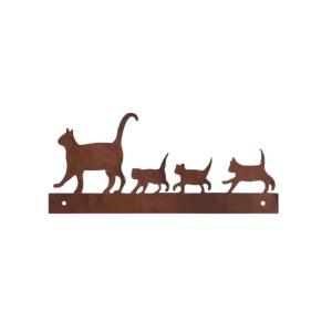ガーデンオーナメント 猫 シルエット 錬鉄製 ...の詳細画像4