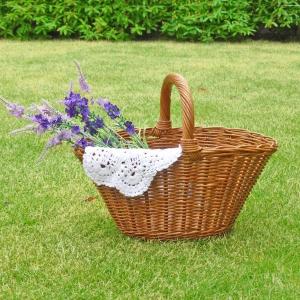 壁掛け バスケット 籐 かご 状差し A4サイズ 書類 整理 籐カゴ ラタン