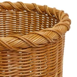 籐かご ダストボックス ロング 大容量 ラタン...の詳細画像4