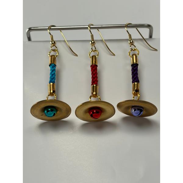 青森ねぶたアイテム　手振り鉦　イアリン グ　ピアス