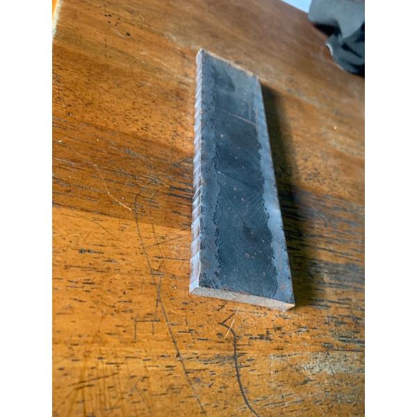 ロートアイアンパーツ、化粧手摺りバー、アイアン金物、生地、スチールFB9x50、長さ1ｍ