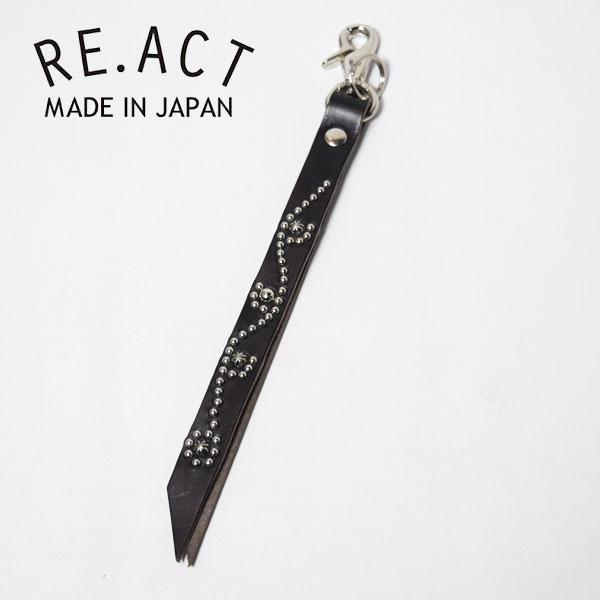 RE.ACT リアクト RE.ACT Studs Code Key Ring スタッズナローキーリン...