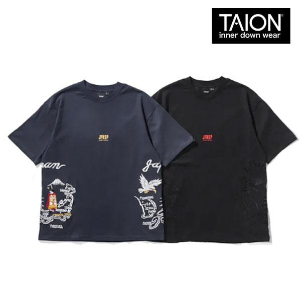 タイオン TAION 2025SS ノンダウン ジャパンスペシャル ジャパン 刺繍 TシャツTAIO...