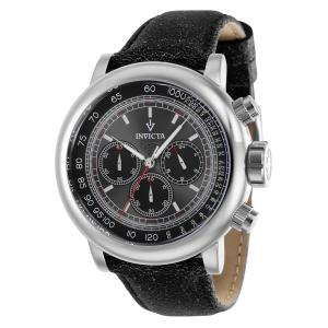 Invicta Vintage GMT Chronograph Black Dial Men&apos;s W...