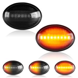 Gempro LED Side Marker Light for 2007-2019 Fiat 50...