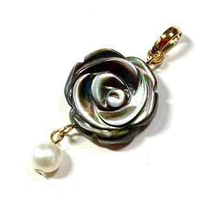 Rvaru】K18トップ 本水晶 特大 16mm ペンダントトップ クリスタル