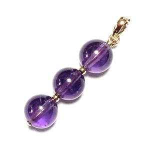 Rvaru】 K18 マラカイト ペンダント トップ ドロップ (M) 14mm