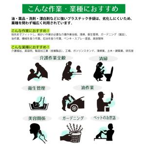 プラスチック手袋 パウダーフリー S M L ...の詳細画像4