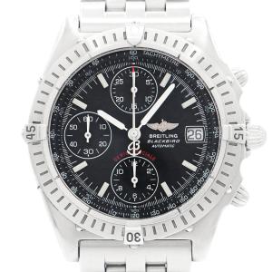 BREITLING ブライトリング クロノマット ブラックバード A13350 デイト 黒 ブラック SS ステンレス メンズ 自動巻き｜rwe-imperial