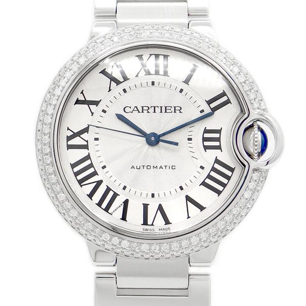Cartier カルティエ バロンブルー MM 36mm ダイヤモンド ダイヤベゼル W692004...