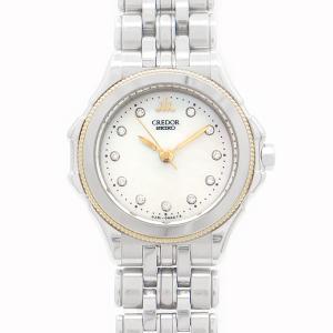 CREDOR クレドール/ラグダイヤ レディース クォーツ SS/YG/4J81-0A90