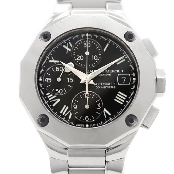 BAUME＆MERCIER ボーム&amp;メルシェ リビエラ XL クロノグラフ 65600 デイト 10...
