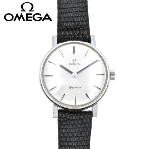 OMEGA オメガ ジュネーブ 手巻き ラウンド レディース腕時計 シルバー｜rwkgr23243