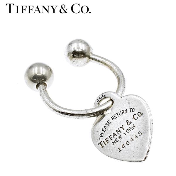 Tiffany&amp;Co SV925 リターントゥ ハートタグ キーホルダー キーリング シルバー ティ...