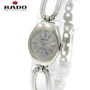 RADO ラドー Marcher マルシェ K14WG 手巻き レディース腕時計 シルバー【A02388】｜rwkgr23243