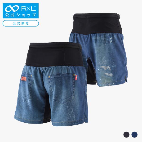 【公式】R×L(アールエル) WILD DRY DENIM V ランニングパンツ PM6ポケット シ...