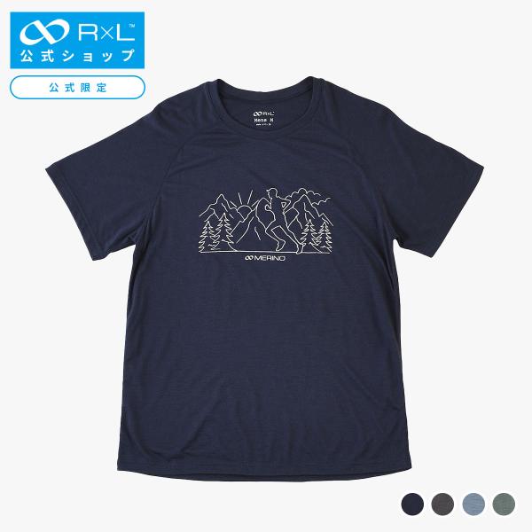 【公式】R×L(アールエル) メリノウール ウルトラライト Tシャツ(メンズ) TRS1014H【公...