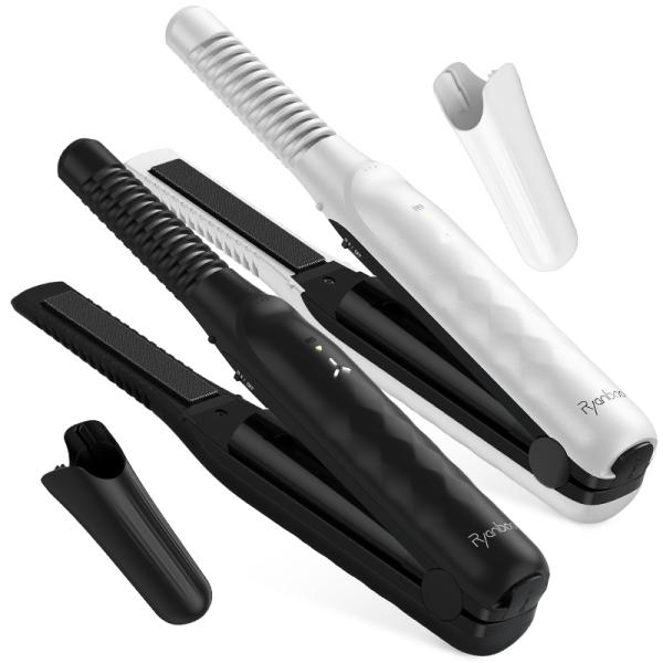 【新技術】 ヘアアイロン コードレスヘアアイロン 機内持ち込み可能 USB充電式 ストレート ミニ ...