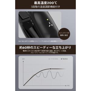 【新技術】 ヘアアイロン コードレスヘアアイロ...の詳細画像3