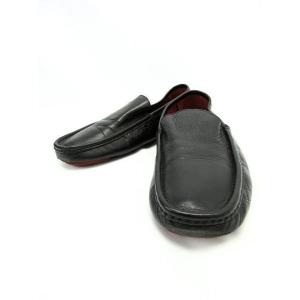 Bally（バリー） 【中古】 オーストリッチ ローファー メンズ ブラック