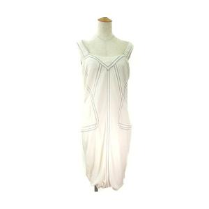 送料無料 Gianni Versace ジャンニ ヴェルサーチ 物品 ワンピース ノースリーブ 42 中古