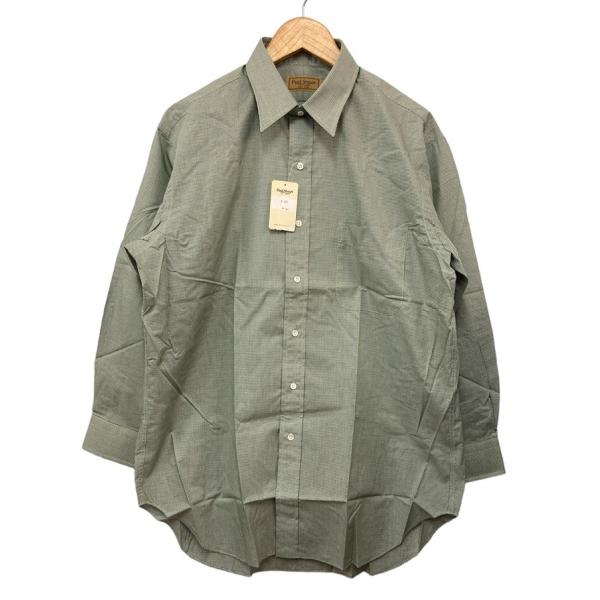 Paul Stuart ポールスチュアート チェック 長袖シャツ サイズ42R 中古 D4