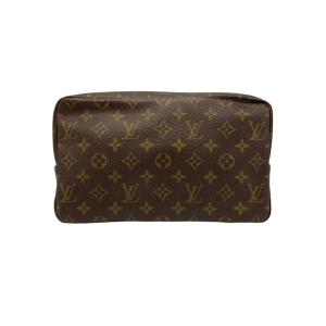 LOUIS VUITTON ルイヴィトン モノグラム トゥルーストワレット28 化粧ポーチ M47522 中古 D4
