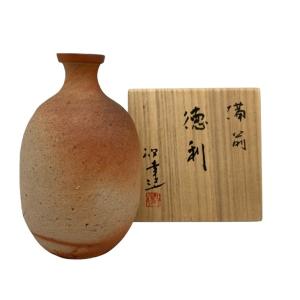 備前焼 馬場祥輔 徳利 ぐい呑み 中古 D4 : 京都リサイクル王国Yahoo!店