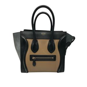 セリーヌ ハンドバッグ セリーヌ CELINE スモールフォールドカバ グレージュ レザー