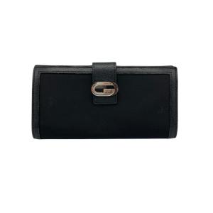 GUCCI（グッチ） GGキャンバス 長財布 035 2888 ブラック キャンバス
