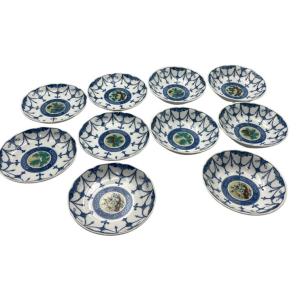 未使用品 平安松泉 赤絵玉取獅子 皿 清水焼 中古 4 送料無料 : 京都