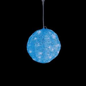 クリスマス装飾 LEDブルーグロー立体ボール(常点灯/パコネクター付き)[ONSDILI61117]｜ryoccadou