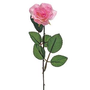 ソナタローズ（全長35cm）　造花　アーティフィシャルフラワー　バラ　薔薇　/ピンク　[ONSFLSP7294]｜ryoccadou