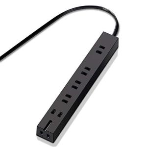 エレコム 電源タップ マグネット 強力 5m 6個口(内3ピン1)