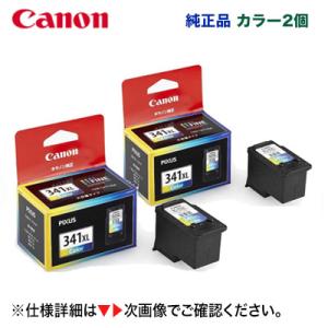 【2個セット】キヤノン  BC-341XL カラー (大容量) 純正インク (PIXUS TS513...