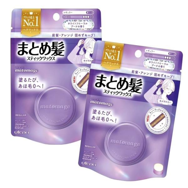 ウテナ マトメージュ まとめ髪 スティック型 ワックス レギュラー ホワイトフローラルブーケの香り ...