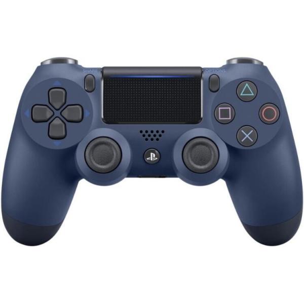 ワイヤレスコントローラー (DUALSHOCK 4) ミッドナイト・ブルー (CUH-ZCT2J22...