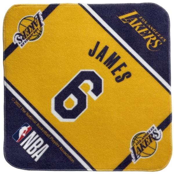 NBA バスケット レブロンジェームズ 選手 ロサンゼルス レイカーズ ミニタオル ＃6 JAMES...