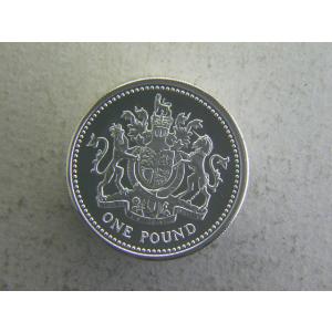 964a/イギリス・POUND銀貨1993年Proof　