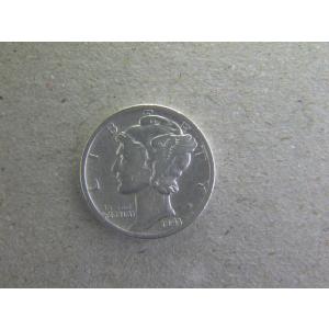 164/アメリカ・ワシントン1/4ドル銀貨 1942年 : 緑地コイン - 通販