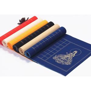 心経用紙 仏像写経用紙 半切 10枚 横 般若心経書道紙 色画仙｜書道用品 緑風店