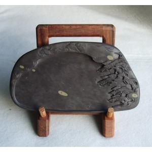 端渓硯 梅花坑 7吋 石眼入り 一品物 すずり : 書道用品 緑風店 - 通販