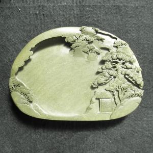 端渓硯 宋坑 5吋 彫花硯 すずり : 書道用品 緑風店 - 通販 - Yahoo