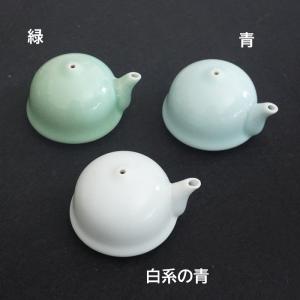 水滴 水差し 青磁 書道用具の詳細画像1