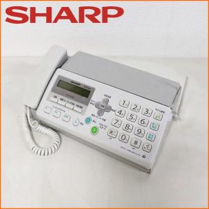  SHARP シャープ FAX電話機 UX-D17CW ホワイト系 子機なし