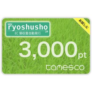 【ryoshusho.jp】ECモール出店者向け領収書自動発行サービス ポイントチャージ用 ライセンス 3000pt｜ryoshusho