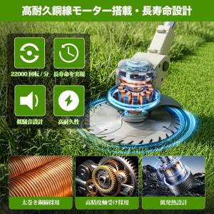 【即納】草刈機 充電式 軽量 4種の替刃 長さ...の詳細画像1