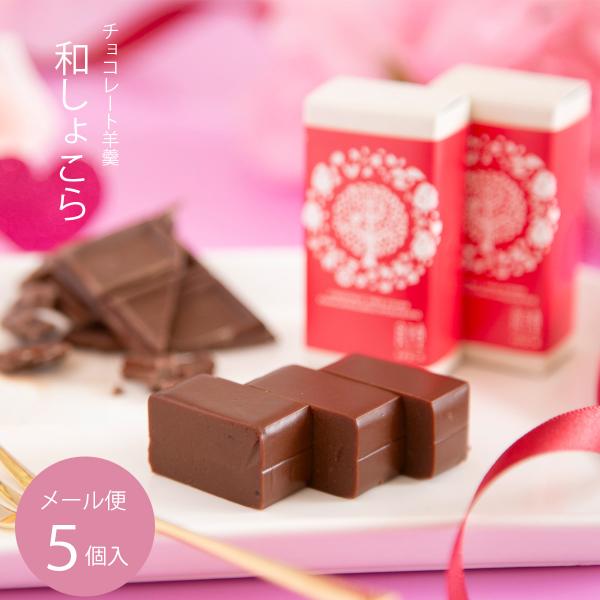 和しょこら 5入 チョコ チョコレート ギフト スイーツ  お菓子 人気  御礼 個包装  メール便