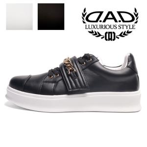 D A D スニーカー おしゃれ メンズ 白 黒 ブランド チェーン ローカットスニーカー Dad 厚底 韓国 紐 紐靴 靴 シューズ 21秋冬新作 1408dad メンズファッション In The City 通販 Yahoo ショッピング