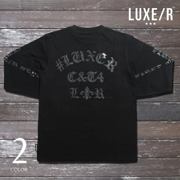 メンズ トップス ロンt メンズ Tシャツ 長袖 ラインストーンロゴ クルーネック 大人カジュアル ...